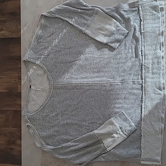 Free People Dandelion Open Shoulder Sweatshirt, Small - Picture 2 of 9